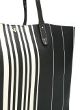 striped shopper tote 