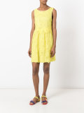 lace flared dress