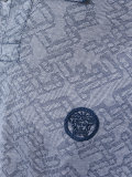 patterned polo shirt