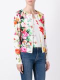 floral print twinset cardigan and vest