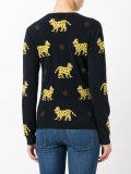 leopard pattern jumper