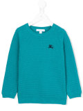 embroidered logo sweater