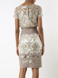 sequinned floral dress