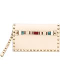 'Rockstud'珠绣手拿包