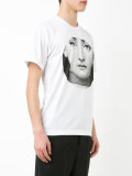 face print T-shirt