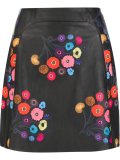 floral print mini skirt