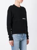 cropped paneled trim jumper