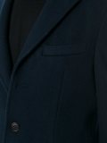 buttoned mid-length coat