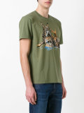 tiger print T-shirt 