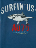shark print T-shirt