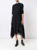 lace hem shirt dress