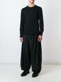 叠层茧形长裤
