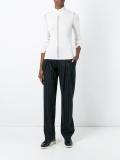 contrast striped ribbed jumper