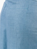 wide-legged cropped trousers