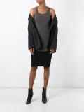 curved hem tank top