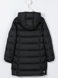 hooded padded coat
