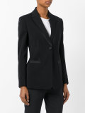 satin-trimmed tuxedo jacket