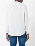 blouse with discreet front fastening