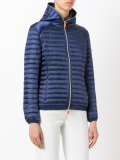 zipped padded jacket