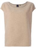 boat neck knitted top