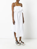 ruffle trim dress