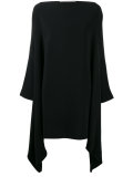 draped dress