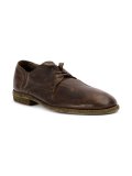 distressed derby shoes