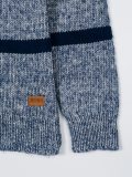 aran knit contrast jumper