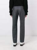 front pleat tailored trousers