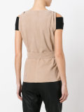 drawstring fitted jacket 