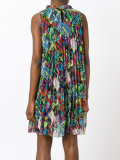 neon logos print dress 