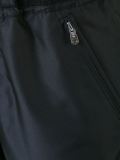 zip panel detail tapered trousers