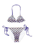 zig zag pattern bikini