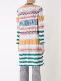 zig-zag pattern open cardigan
