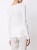 'Satisfaction' V-neck top