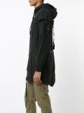 zipped hooded jacket 
