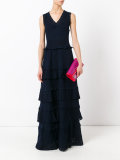 sleeveless ruffle dress 