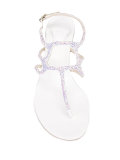 crystal embellished sandals
