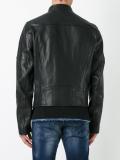 zip up biker jacket 
