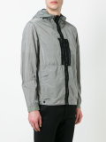 logo patch hooded jacket