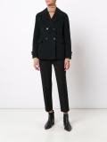 double-breasted short coat