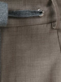drop-crotch cropped trousers