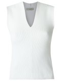 v neck knit blouse