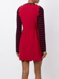 ruffled hem mini dress