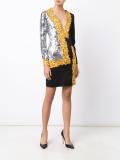 long sleeve sequin mirror dress