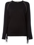 studded trim sweatshirt 