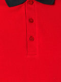 tipped cuff polo shirt