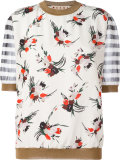 floral print T-shirt 