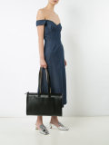 elongated straps laptop bag