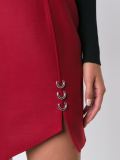 piercing detail asymmetric skirt
